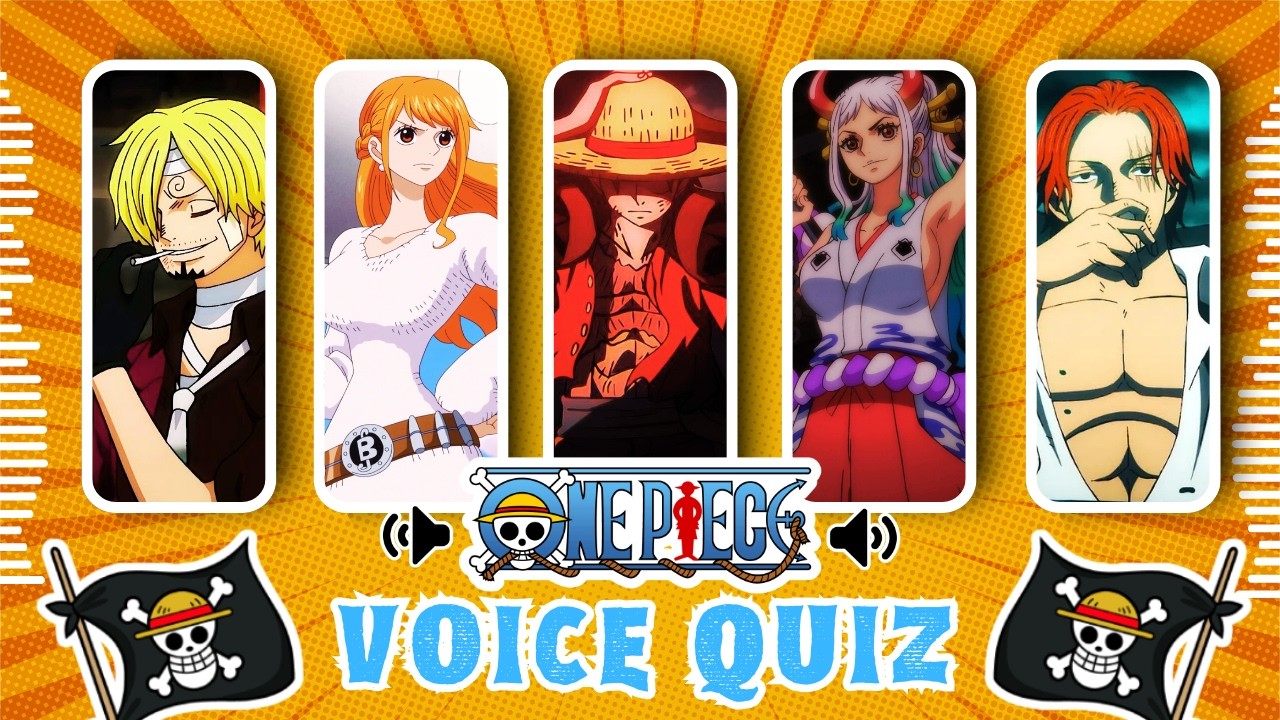 ONE PIECE VOICE QUIZ 🗣️🏴‍☠️ | Guess the One Piece Character Voice!