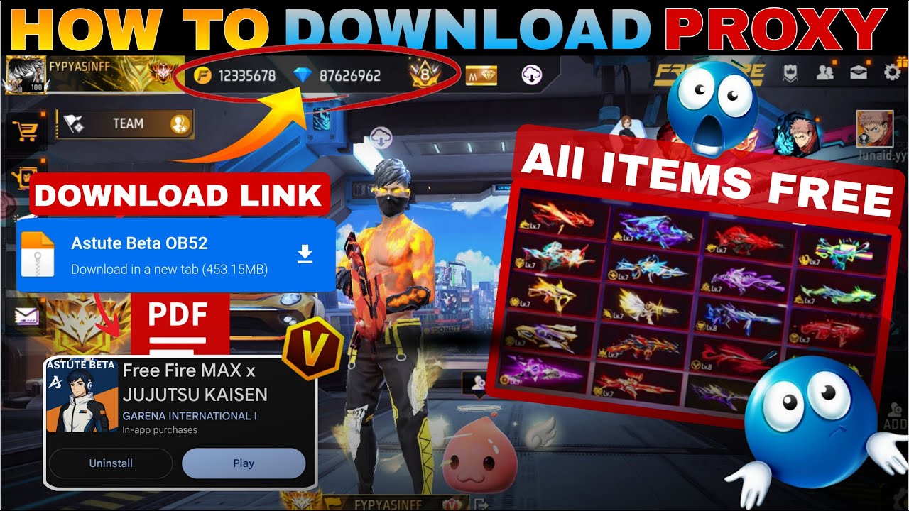 How To Download Proxy Server In Free Fire 😱💯🔥 | Free Fire Proxy Server Proxy Server Free Fire