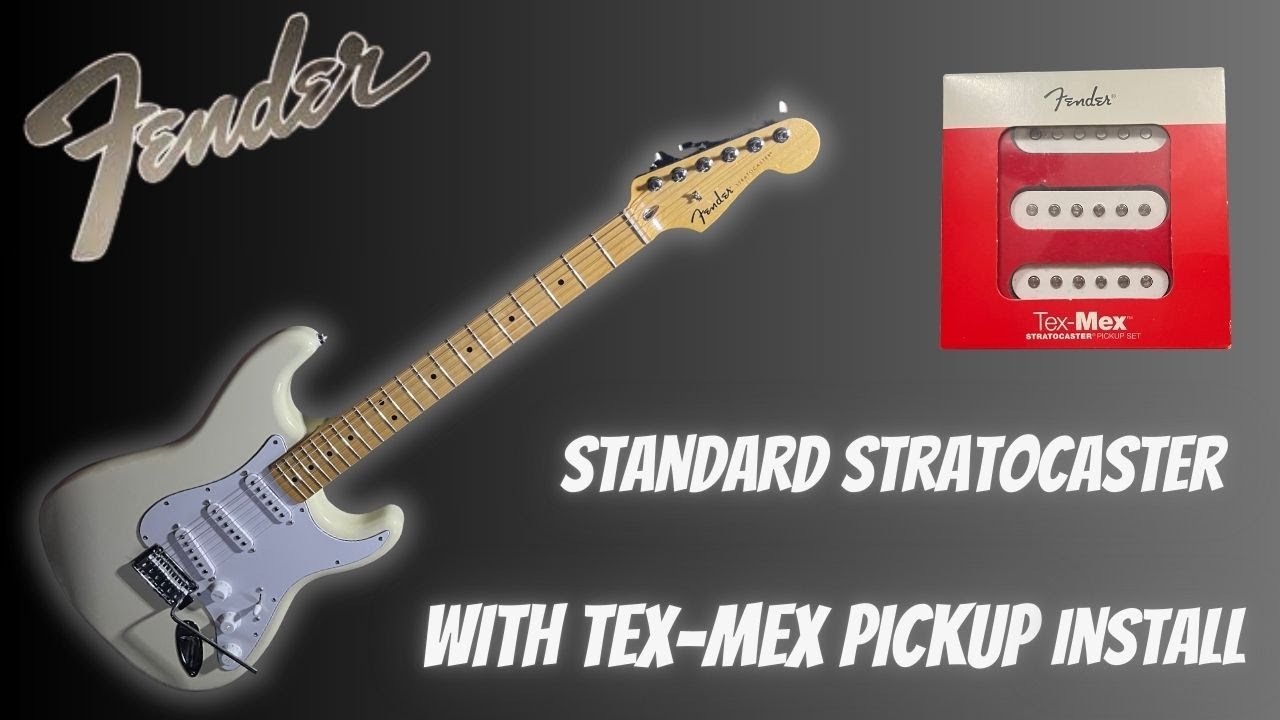 Fender Standard Stratocaster с апгрейдом звукоснимателя Tex-Mex | Установка и обзор