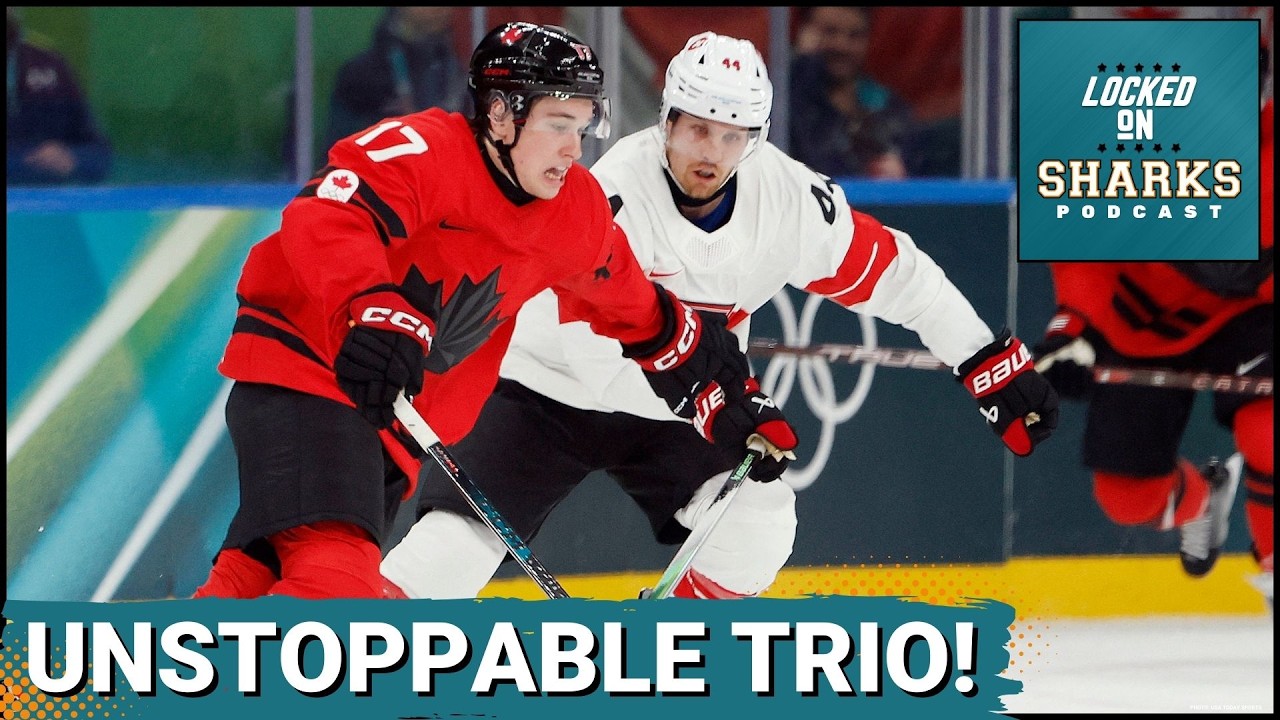 San Jose Sharks’ Macklin Celebrini SHINES with Connor McDavid & Nathan MacKinnon at Olympics