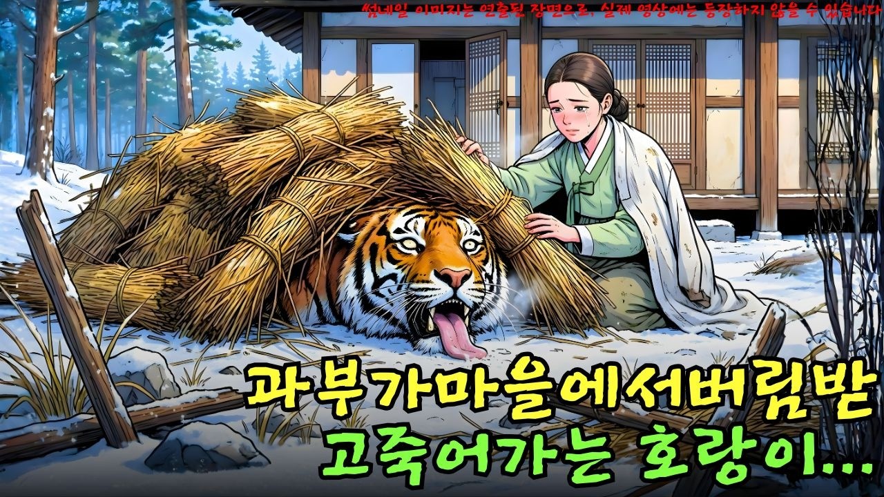 👉 과부가 마을에서 버림받고 죽어가는 호랑이를 숨겼다… 그 비밀은 평생을 묻어버렸다 | 야담 |옛날이야기 |민담 |전설 | 설화