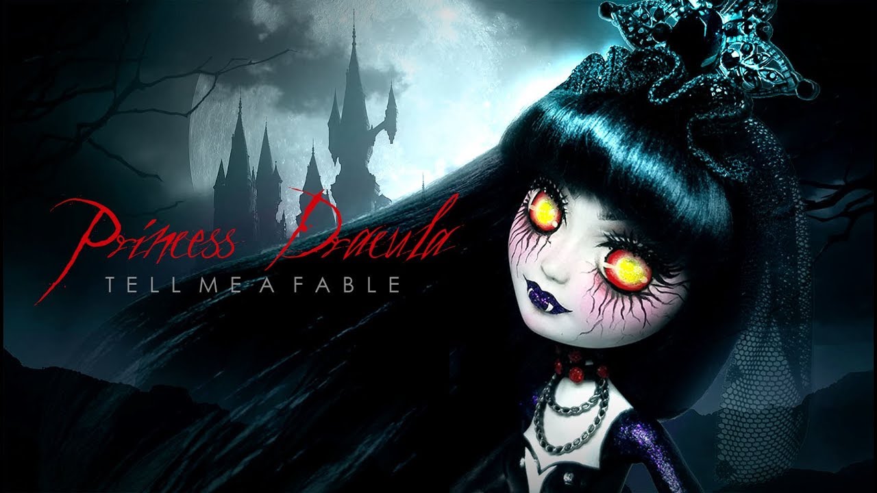 Doll Figurine PRINCESS FILIA NOCTIS | Dracula | Ever After High | Monster High Repaint Custom Ooak