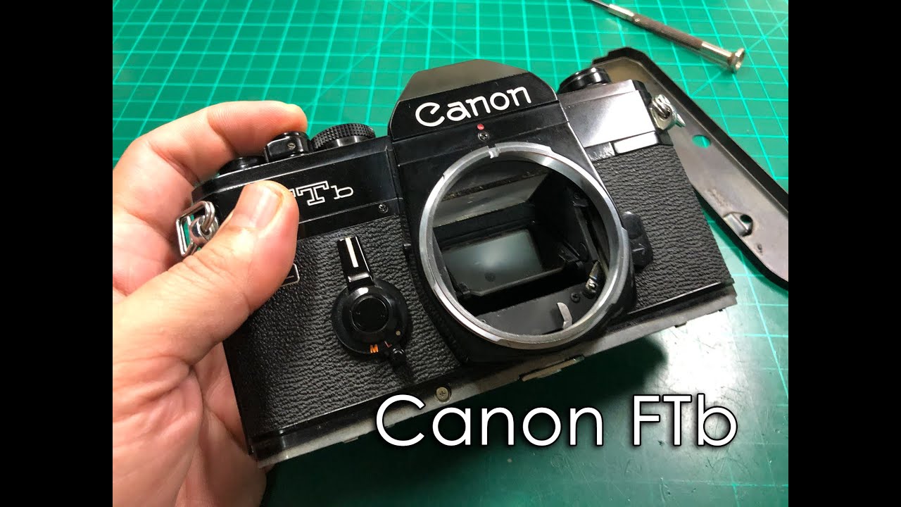Canon FTb TOP REMOVAL CLA LIGHTSEAL REPLACEMENT (The Late Night Show with FilmstripFlips)