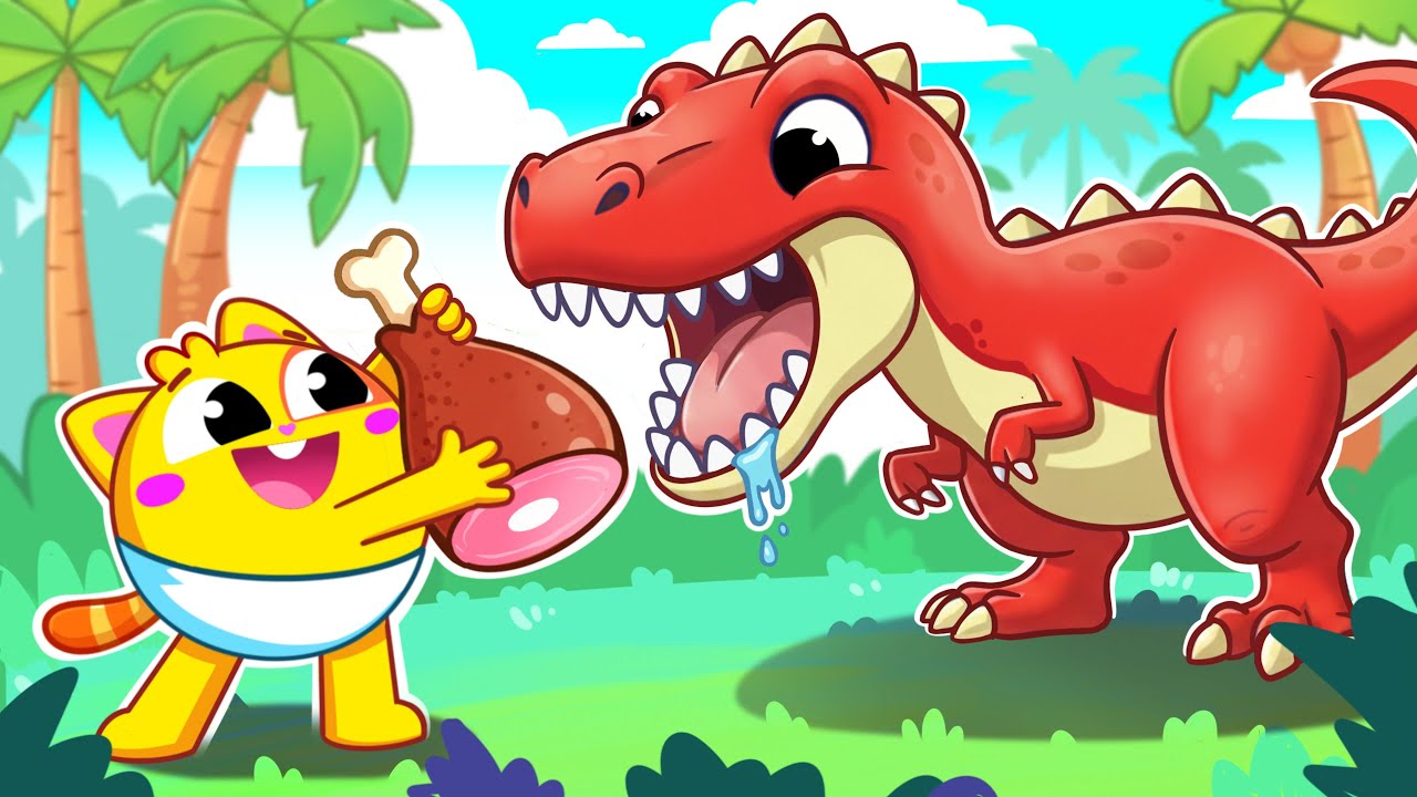 Dino Came To Life 🦖 Funny Song For Toddlers 🎶 Muffin Socks