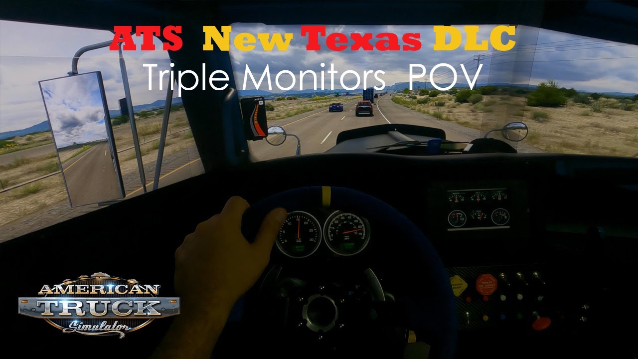 ATS new TEXAS DLC gameplay. El Paso to San Angelo route in Texas DLC for American Truck Simulator!
