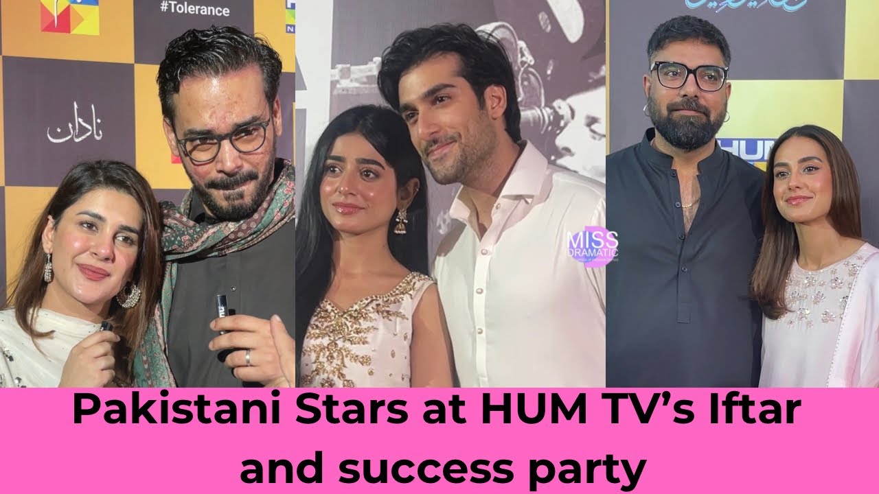 Sehar Khan, Shuja Asad, Iqra Aziz & Kubra Khan at HUM TV Iftar & Success party #seharkhan #iqraaziz