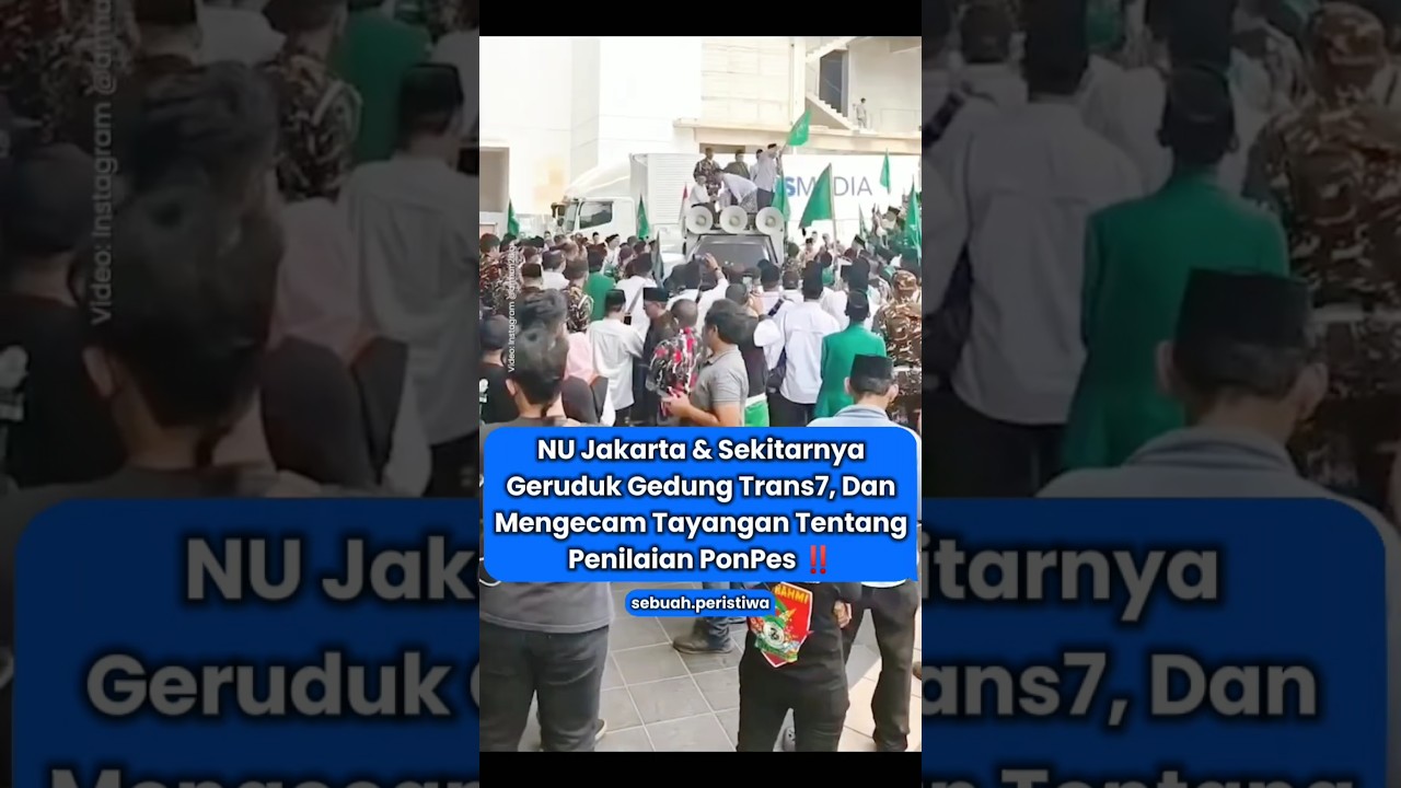NU jakarta geruduk gedung trans7 #trans7 #NU #jakarta