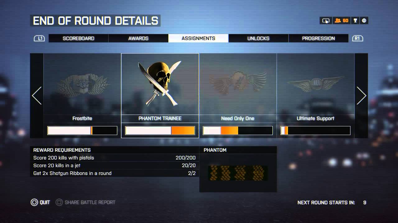 Battlefield 4 Phantom Trainee Unlock
