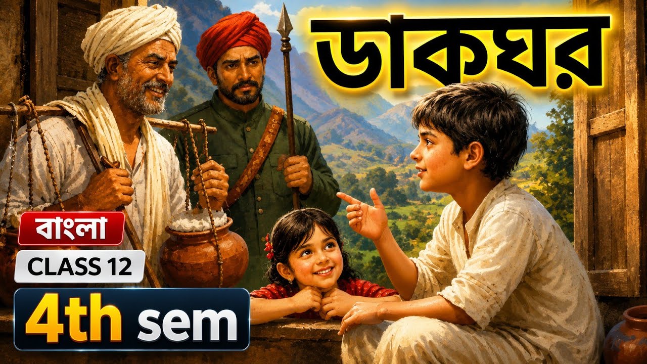 ডাকঘর | DAKGHAR | অমল ও দইওয়ালা | রবীন্দ্রনাথ ঠাকুর | বাংলা সাহিত্যের সেরা গল্প | Bangla Cartoon