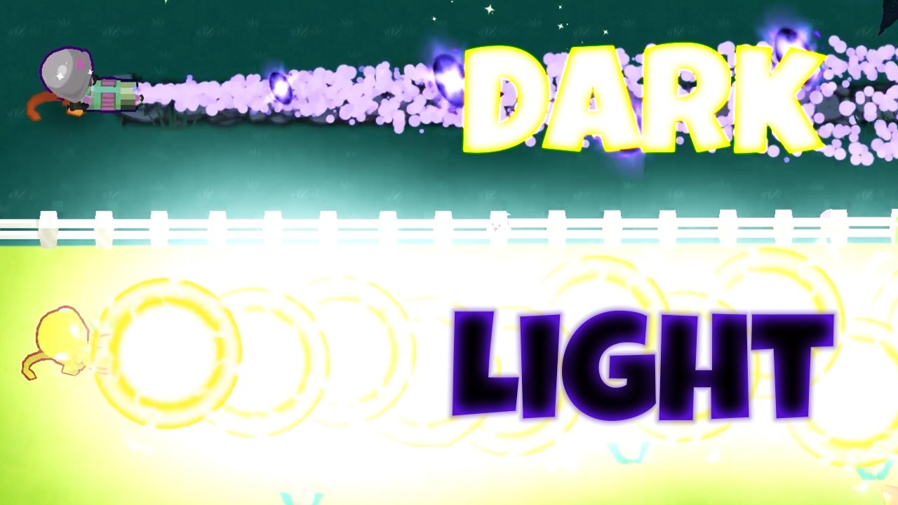 The LIGHT vs DARK Dartling Gunner in Bloons TD 6!