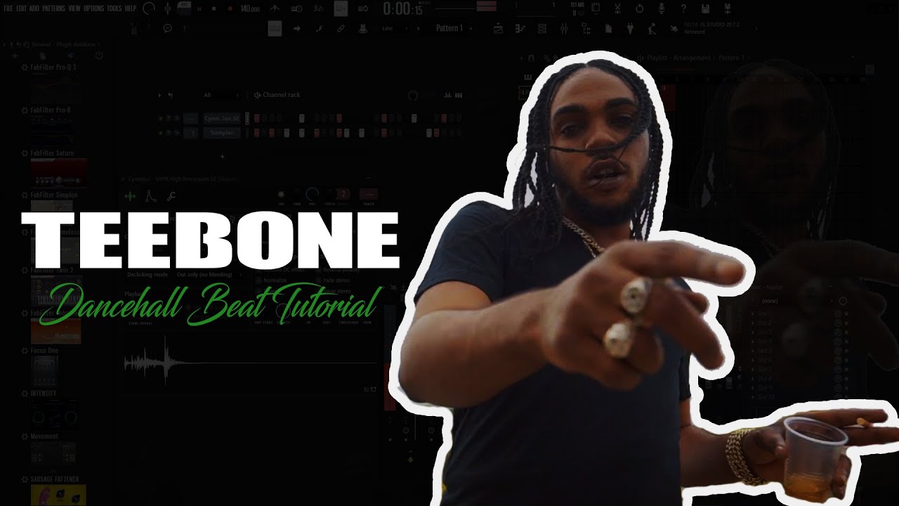 How To Make A Dancehall Beat For Teebone | Dancehall Beat tutorial 2022