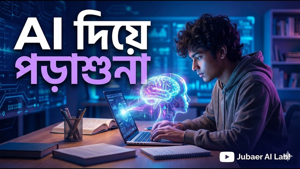 AI দিয়ে পড়াশুনা! 🤯 Google NotebookLM যেভাবে Students দের Game Change করে দিল। Jubaer AI Lab
