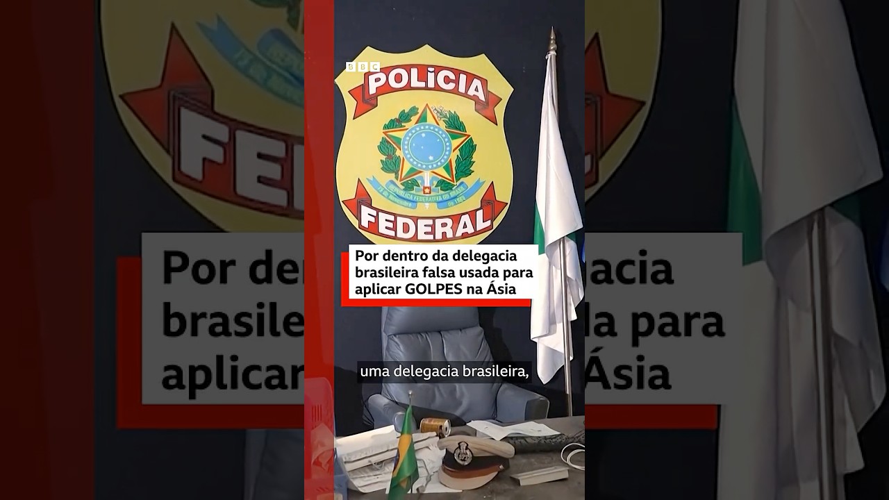 Criminosos recriam delegacia do Brasil para aplicar golpes