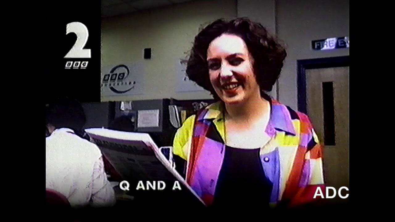 BBC2 Schools links announcer Lucy Bolger 27th April 1995