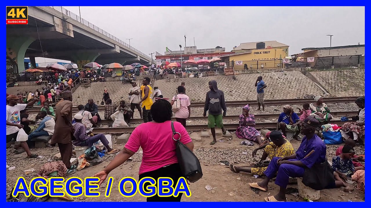 🇳🇬Agege Pen Cinema to Ogba | 4K Walking Tour - Lagos | OGBA RD, AKILO, SHOBOWALE, BALOGUN, IJAIYE RD
