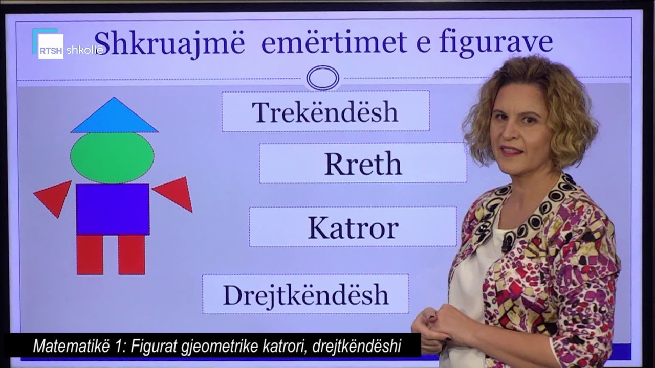 Matematikë 1- Figurat gjeometrike rrethi, trekëndëshi. Figurat gjeometrike katrori, drejtkëndëshi.