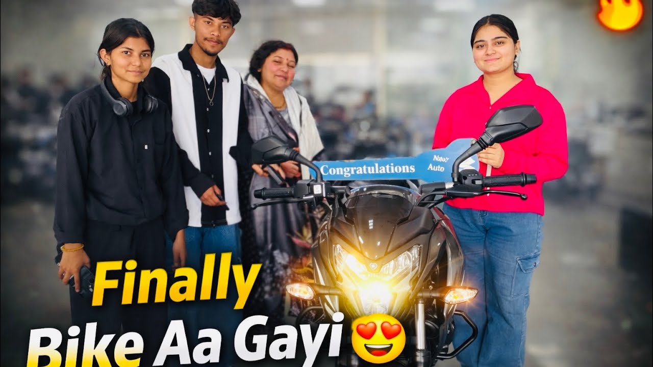 Finally bike ki delivery le li🥹♥️