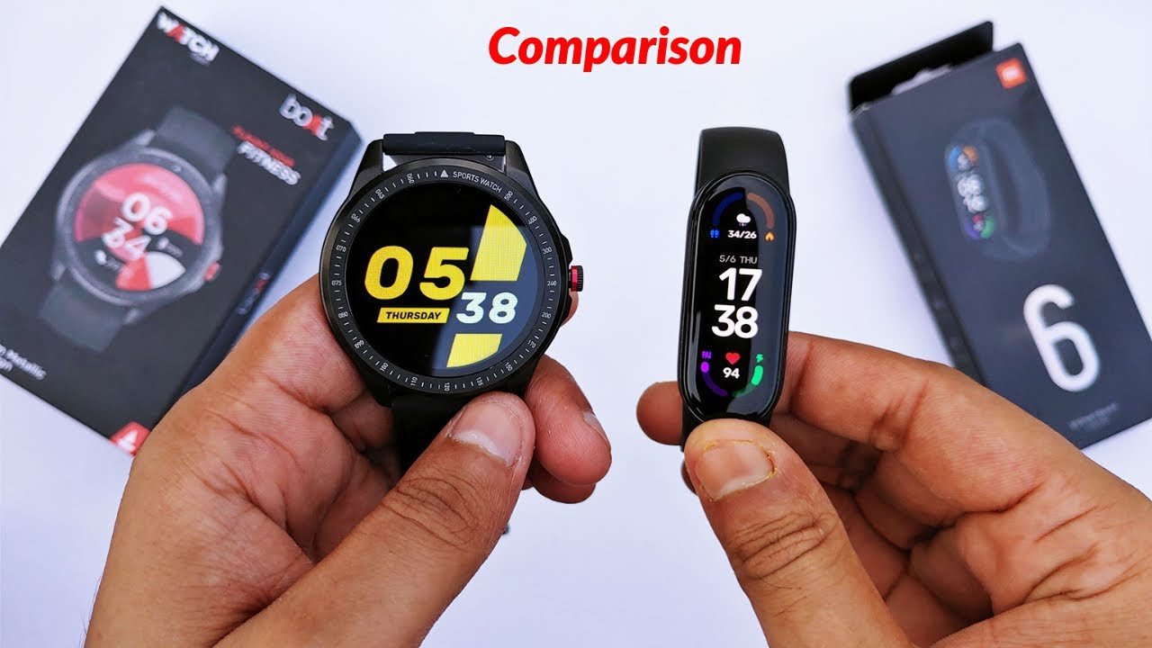 Mi Band 6 vs boAt Watch Flash Full Comparison ⚡️ ⚡️ ⚡️ Display, Battery, Fitness and More