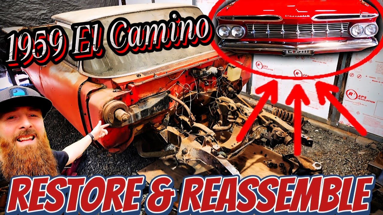Let's Reassemble The Rustiest 1959 Chevy El Camino! How Does It Turn Out? Running Out Of Time!!!!!