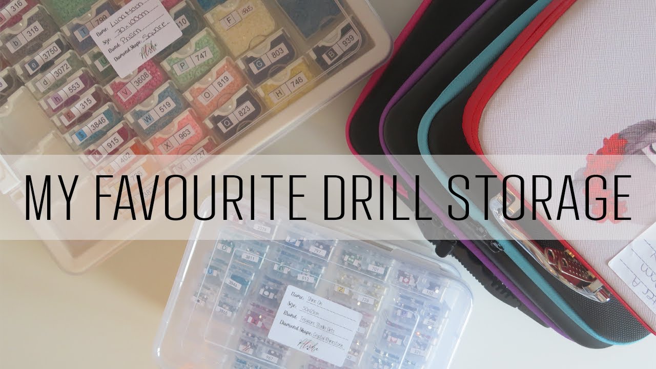My Favourite Diamond Painting Drill Storage - Elizabeth Ward, Harbour Freight and Bottle Storage