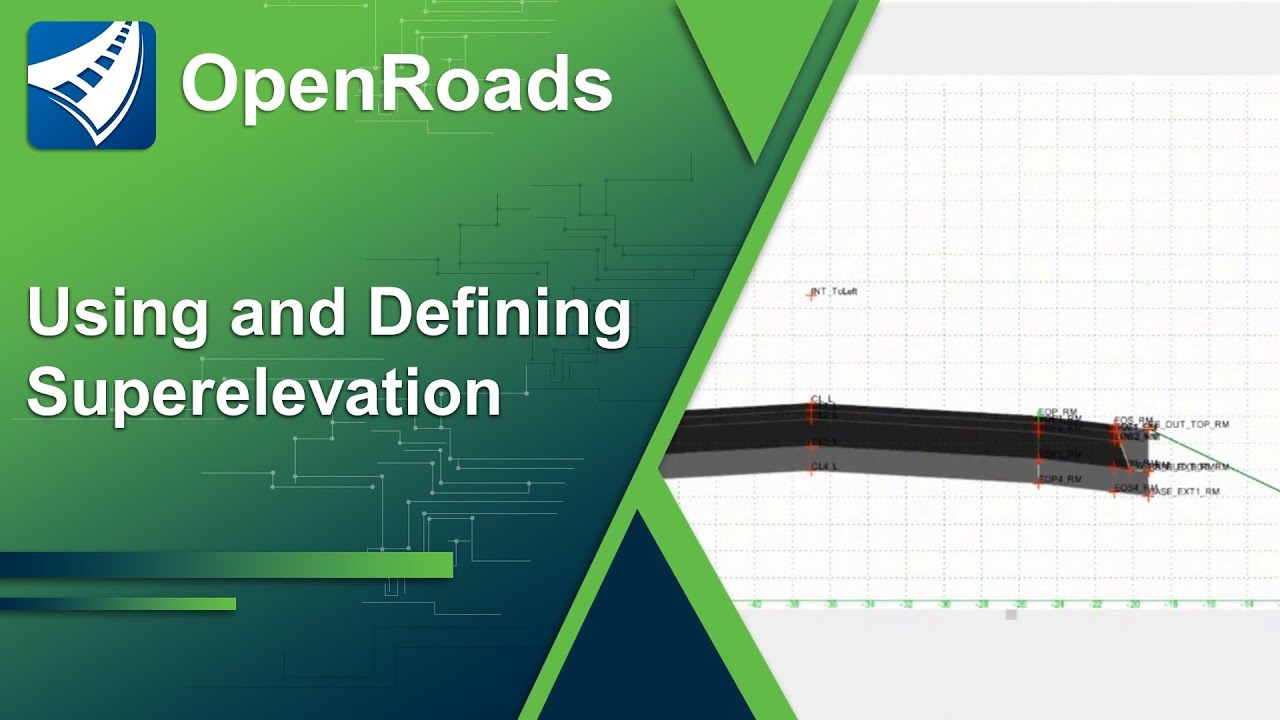 Using and Defining Superelevation