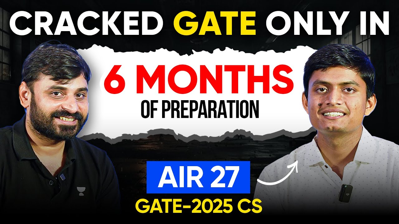 Proven Strategy To Crack GATE In 6 Months | GATE 2025 Success Story | Shikhar With Ankit Doyla Sir