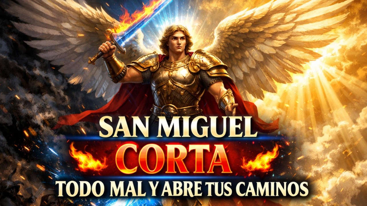 SAN MIGUEL ARCÁNGEL: CORTA TODO MAL Y ABRE TUS CAMINOS HOY