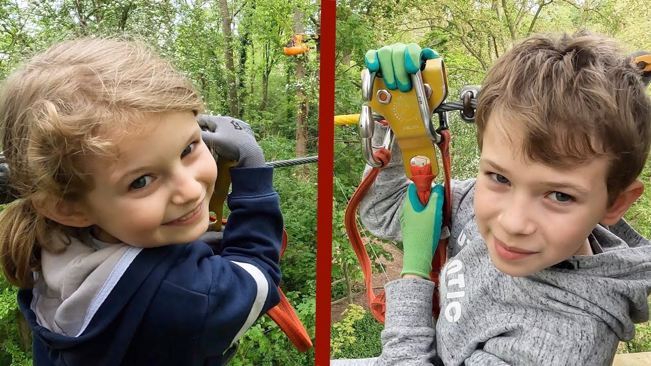 VLOG Accrobranche sur la Loire au Léo Parc Aventure à Orléans