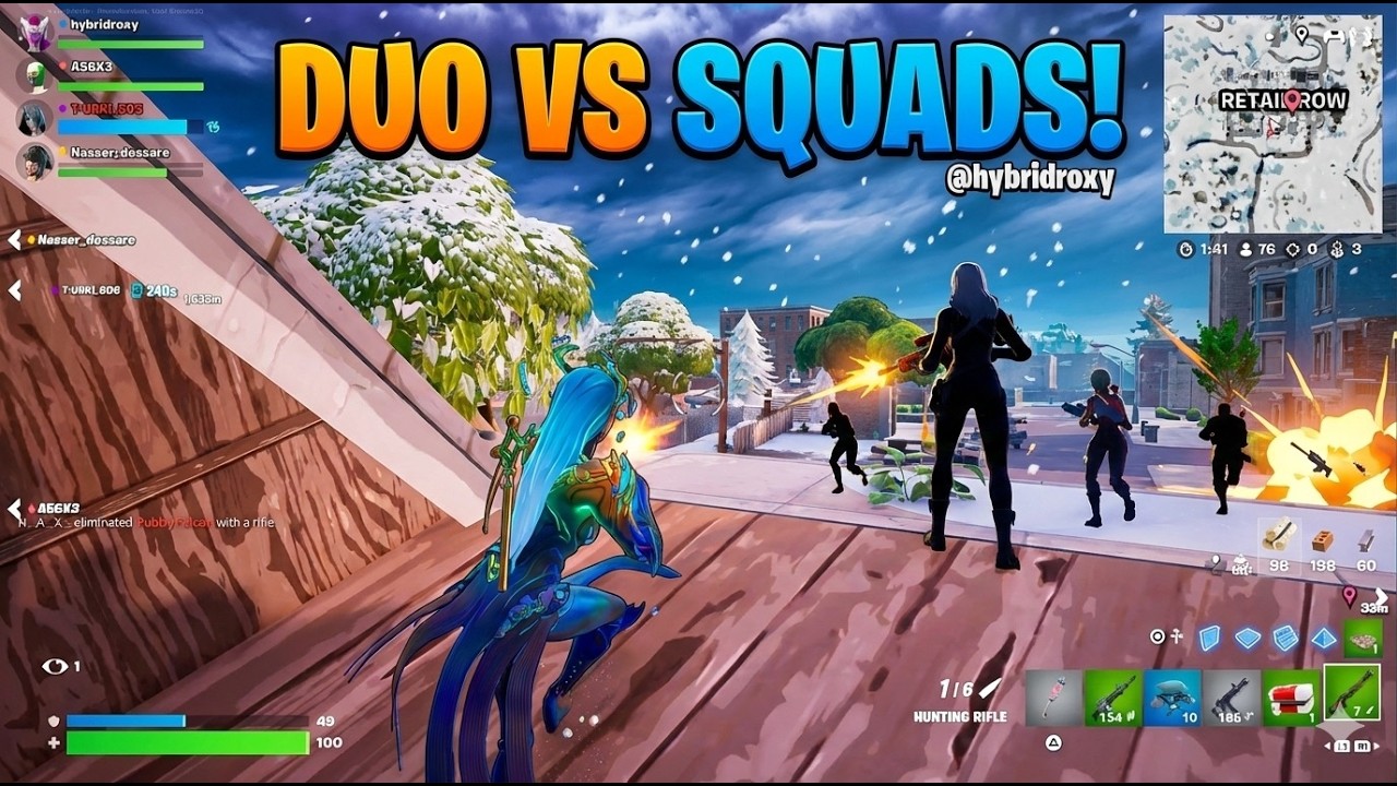 DUO VS SQUADS! 🔥 High Kill Fortnite OG Gameplay