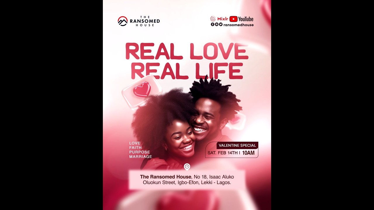 REAL LIFE REAL LOVE || REV FISAYO ADENIYI || LOVE CONFRENCE || RANSOMED HOUSE || 14-02-26