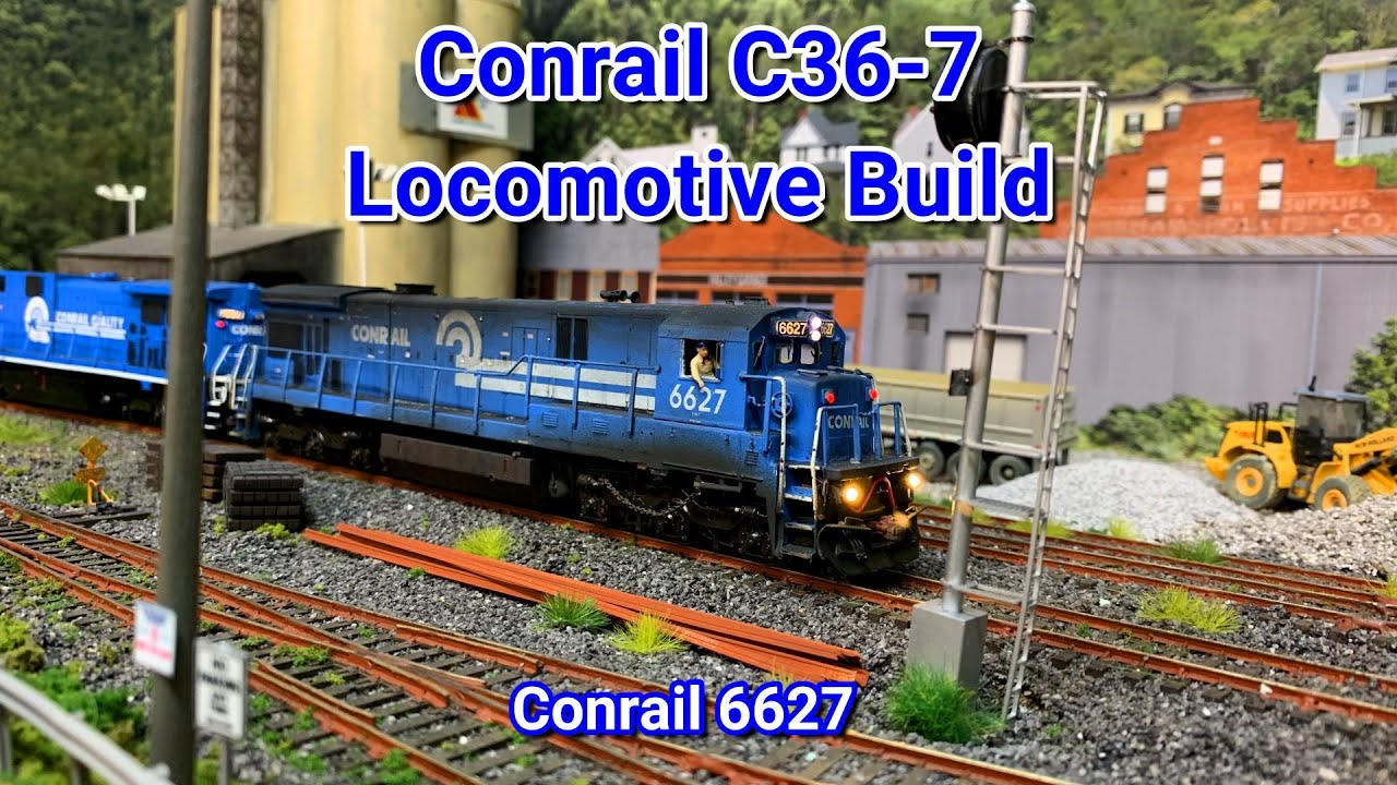 Conrail C36-7 Locomotive Build Conrail 6627