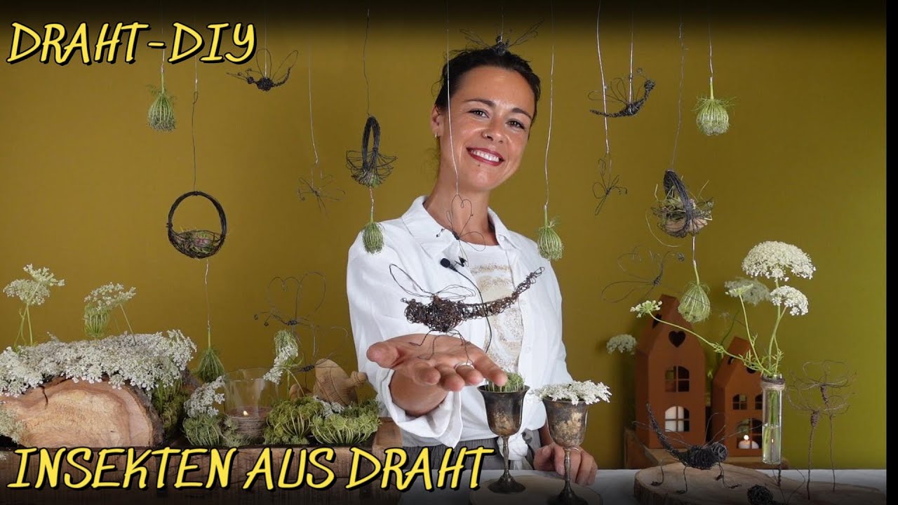 DIY-IDEE / INSEKTEN aus DRAHT
