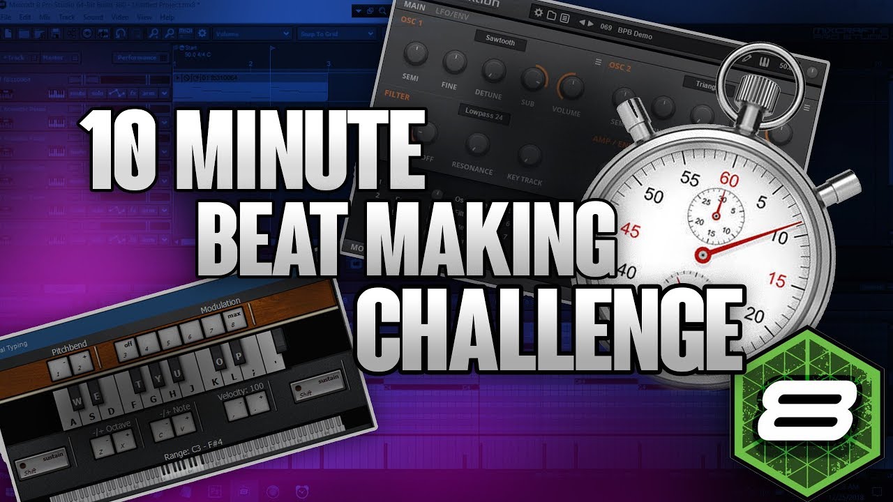 Making a Hip-Hop Beat in 10 Minutes | Mixcraft 8