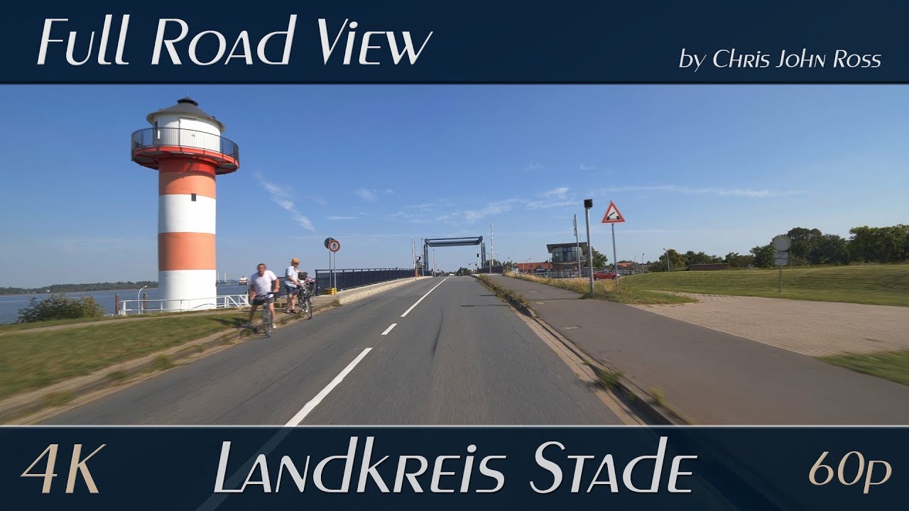 Grünendeich / Jork, Landkreis Stade, Germany: Elbdeich, Lühe - 4K (2160p/60p) Ultra HD