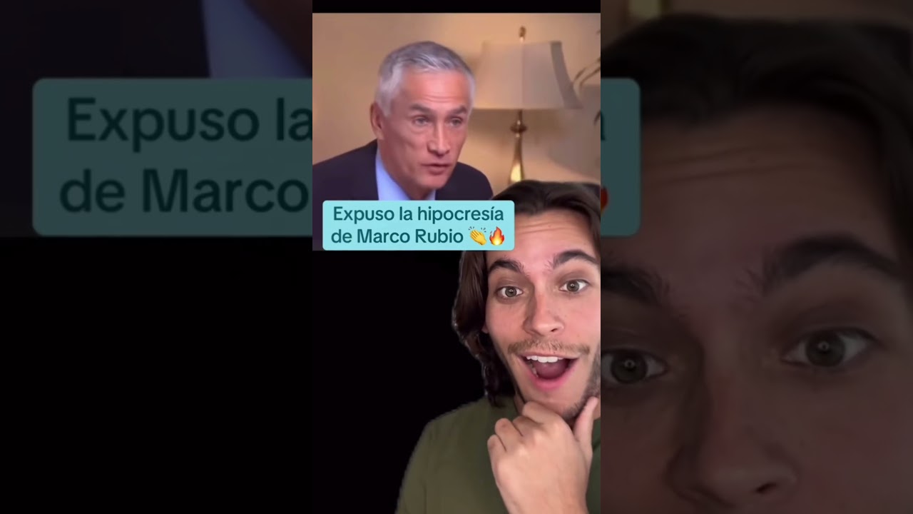 Jorge Ramos expuso a hipocres&iacute;a de Marco Rubio 👏🔥