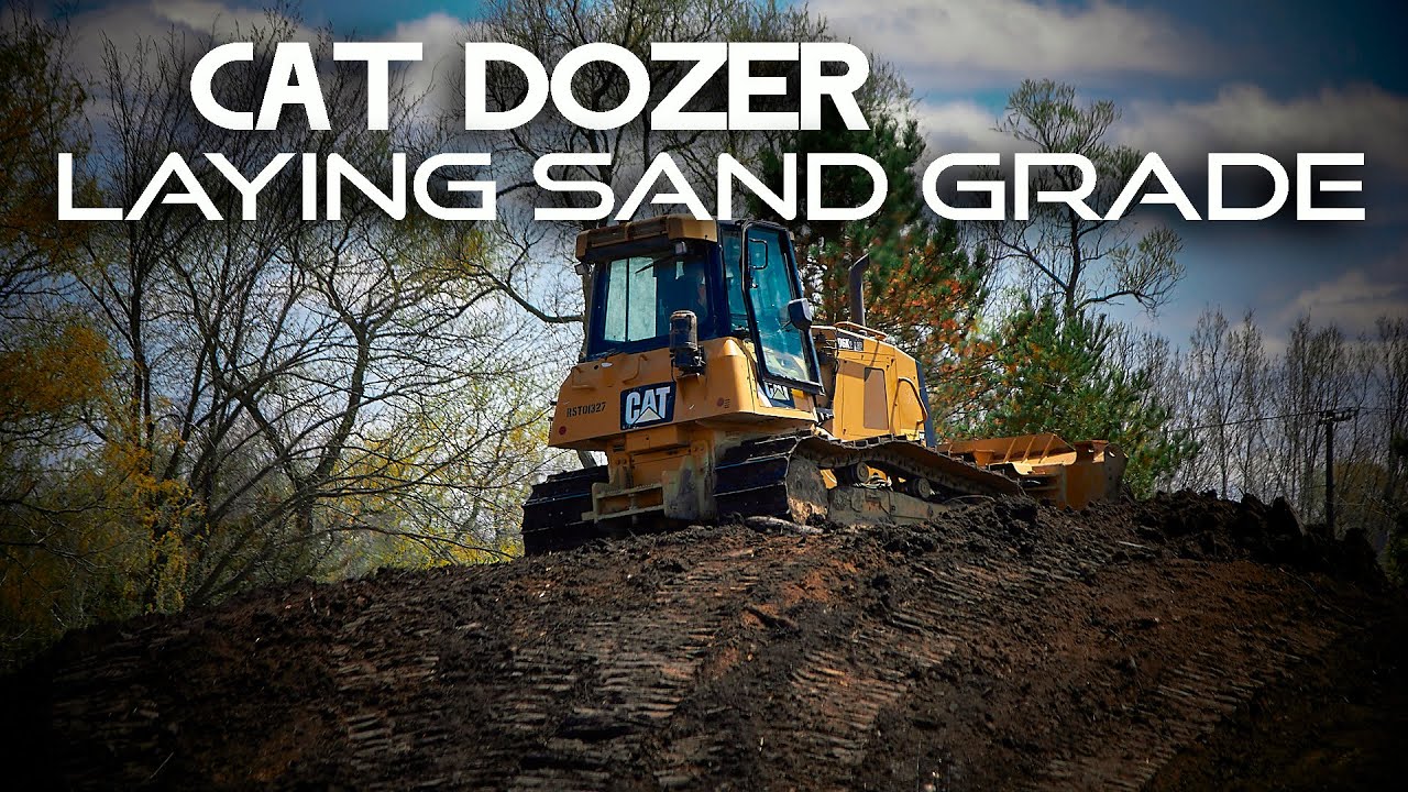 D6K2 Laying Sand Grade // Residential Excavating // Cat Dozer Grading