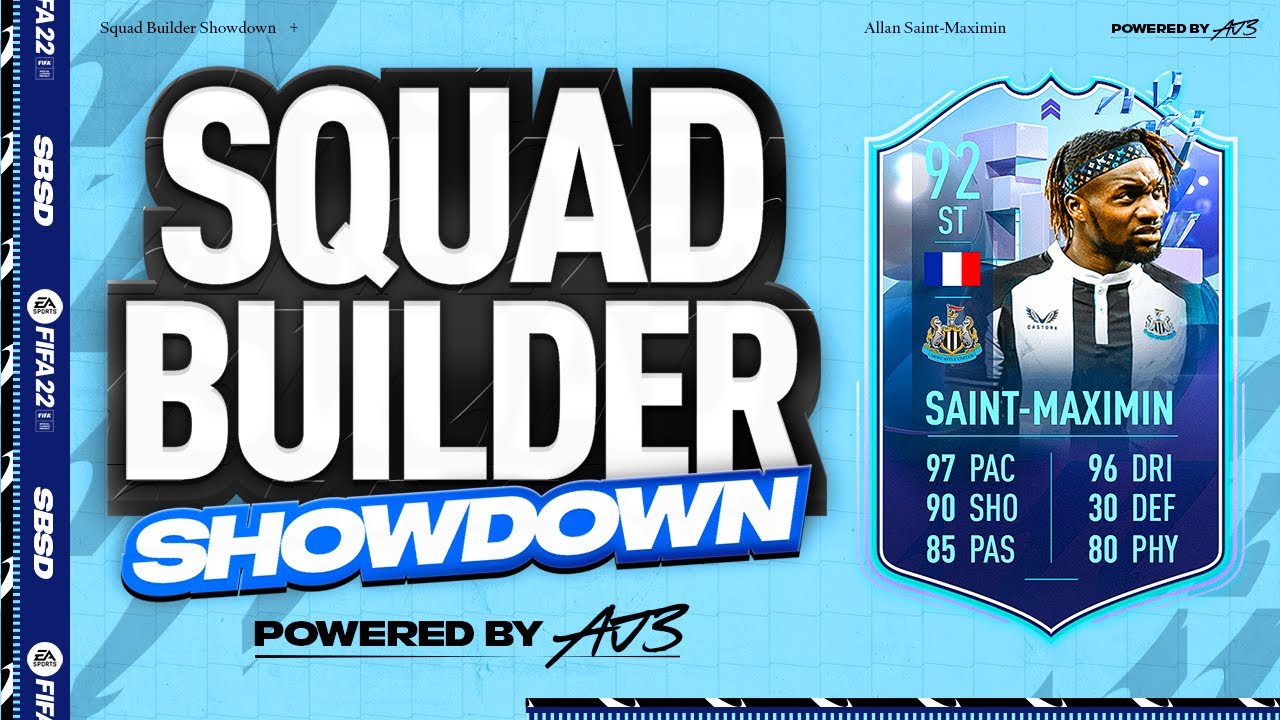 FIFA 22 Squad Builder Showdown!!! FANTASY FUT ALLAN SAINT-MAXIMIN!!!