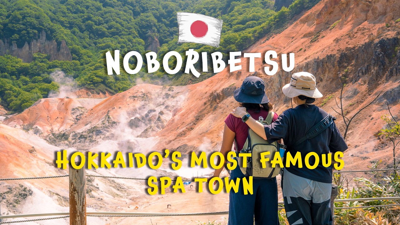 Onsen Ryokan next to volcanic crater in Hokkaido ♨️ | Dai-ichi Takimotokan Hotel in Noboribetsu