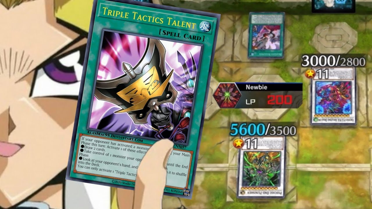 WHEN YOU DESTINY DRAW TRIPLE TACTICS TALENT FOR A COMEBACK [Yu-Gi-Oh! Master Duel]