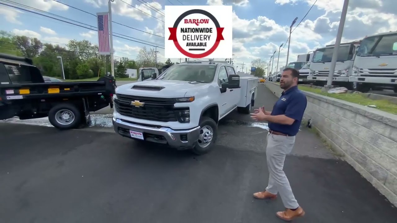 2024 Chevy 3500 crew cab 4x4 9’ Reading utility