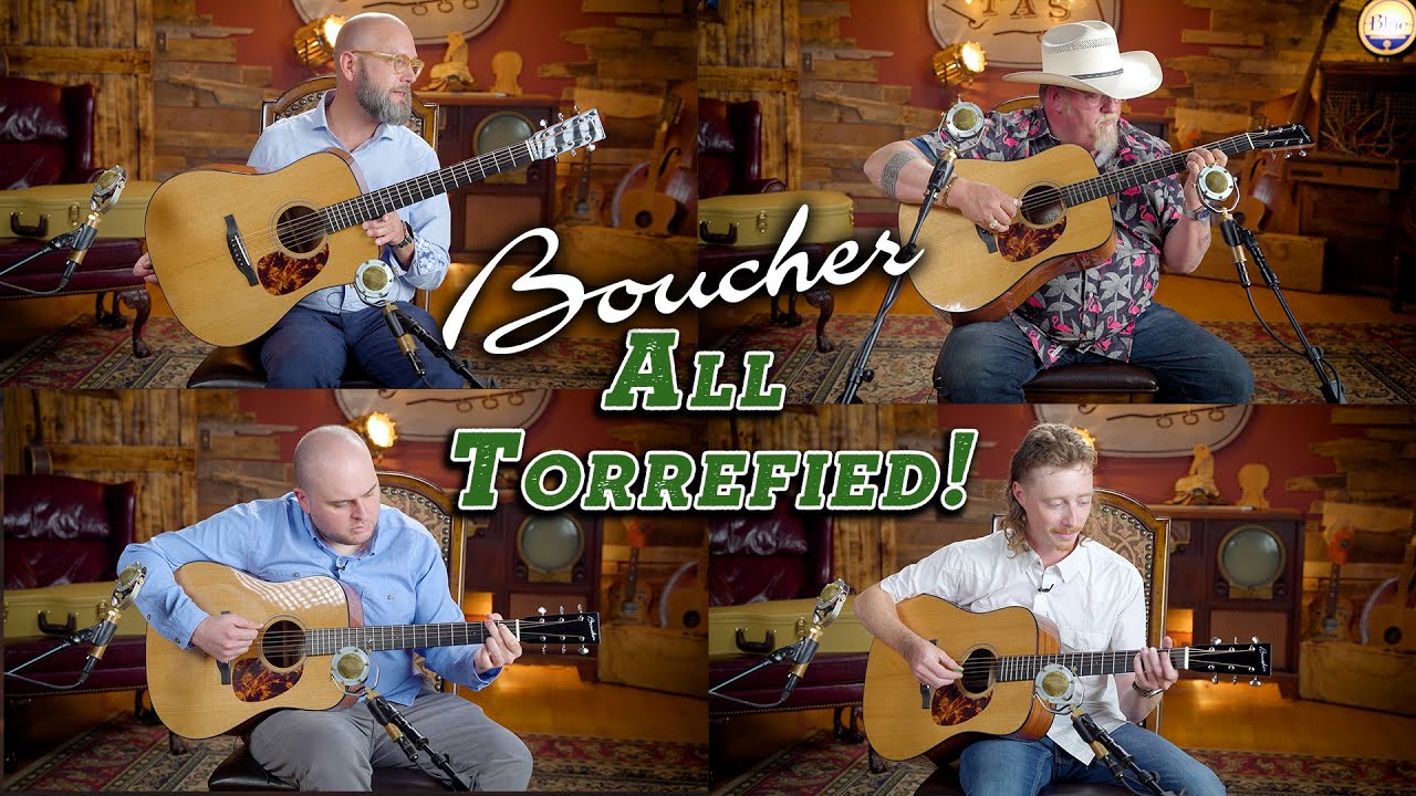 Everyone Plays The NEW All Torrefied Boucher Dreadnought! | Featuring JP Cormier