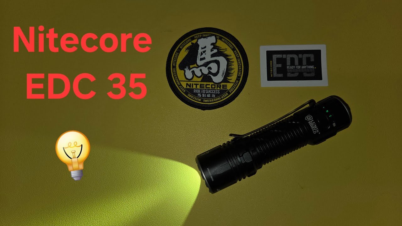 Nitecore EDC 35, ein ausdauerndes Kraftpaket. 5000 Lumen Max. 🔦