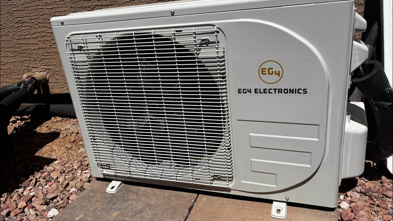 EG4 12,000 btu hybrid mini split running 24 hours when 108 degrees outside testing continued