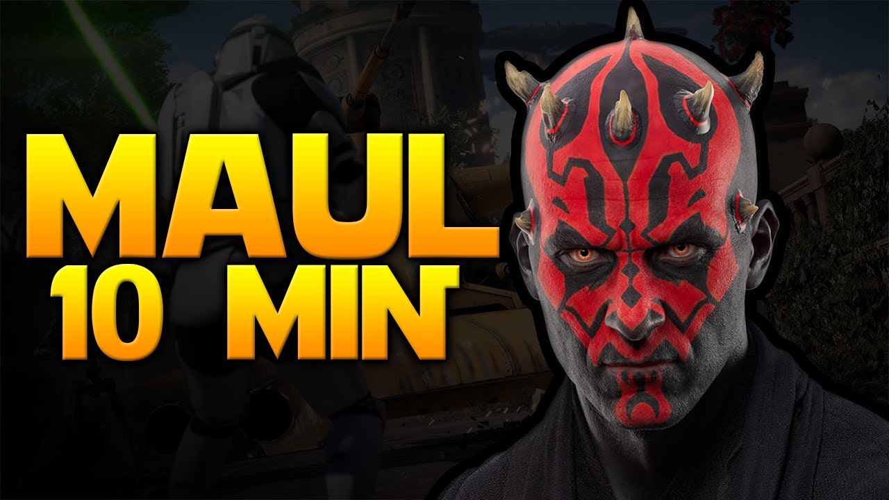 10 MINUTES OF DARTH MAUL CARNAGE - Star Wars Battlefront 2