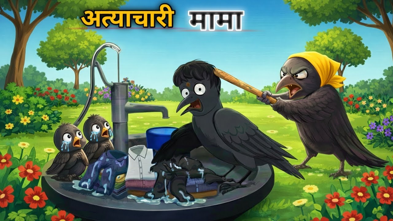 जब पूरे जंगल ने कौए का अत्याचार खत्म किया | Emotional Birds Kahani, ठंड की कहानी,