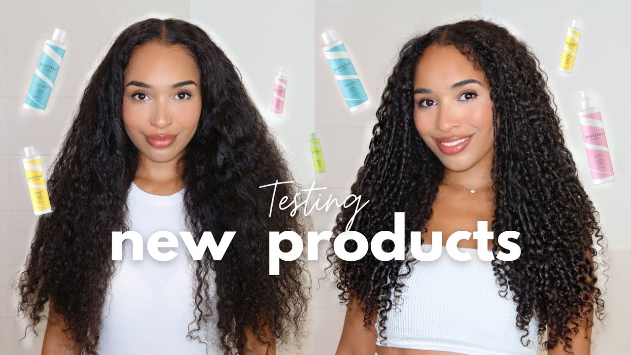 TRYING NEW CURLY HAIR PRODUCTS! Boucleme Fragrance Free Range For Sensitive Scalps! 💦
