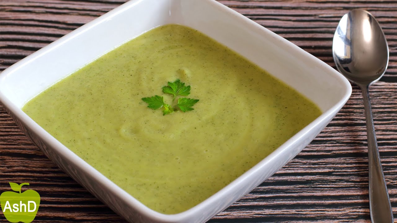 CREMA de CALABACÍN con QUESITOS | Receta fácil y saludable