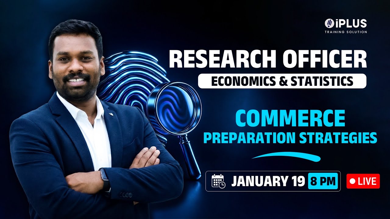 Research Officer | Commerce Preparation Strategies - The Exam Cracker🎯 #livestream