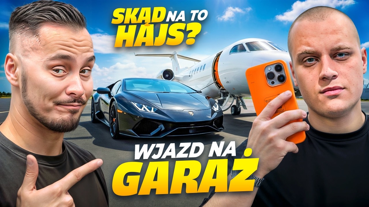 MA 24 LATA I LAMBORGHINI ZA GOT&Oacute;WKĘ *WJAZD NA GARAŻ DO TM VLOG*