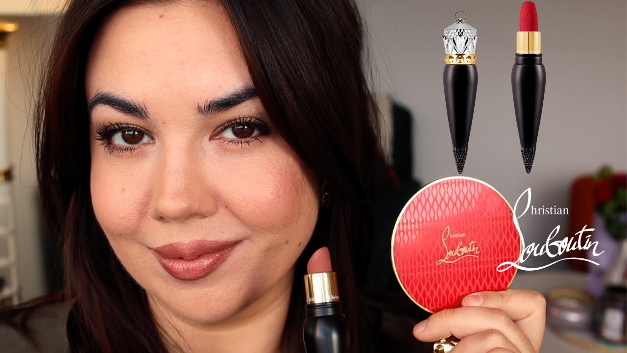 Trying on 11 CHRISTIAN LOUBOUTIN lipsticks.